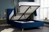LOXOTB46BLU Double Ottoman Bed Blue