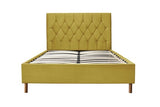 Double Ottoman Bed Mustard