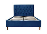 Small Double Bed Blue