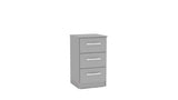 3 Drawer Bedside Grey