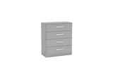 4 Drawer Chest Grey