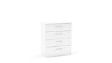 4 Drawer Chest White