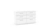 6 Drawer Chest White