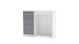 3 Drawer Dressing Table White & Grey