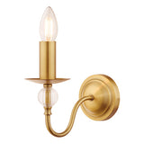 LYZ0745 Wall Light Aged Brass Ribbed Glass