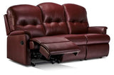 Small Rechargeable Powered Reclining 3-seater