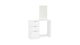 3 Drawer Dressing Table & Mirror White