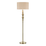 MAD4975 Floor Lamp Antique Brass With Shade