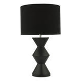 Table Lamp Black Ceramic With Shade