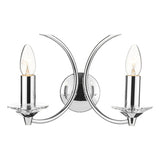 MED0550 5 Light Dual Mount Pendant K9 Crystal Polished Chrome