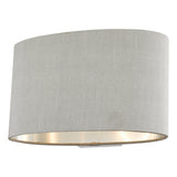 MEL0739 Wall Light With Oval Grey Shade