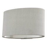 Wall Light With Oval Grey Shade