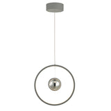 MER0139 Pendant Vertical Grey Led