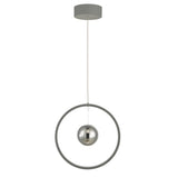 Pendant Vertical Grey Led