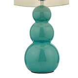 Table Lamp Teal Ceramic Base Only