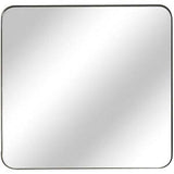MIR46 Square Iron Framed Mirror