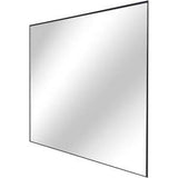 Square Iron Framed Mirror