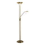 MON4975 Mother & Floor Lamp Antique Brass