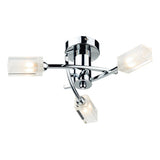 MOR0350 3 Light Semi Flush Polished Chrome