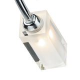 3 Light Semi Flush Polished Chrome