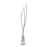 MOR4950 3 Light Floor Lamp Polished Chrome