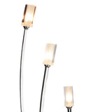 3 Light Floor Lamp Polished Chrome