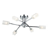 MOR6450 6 Light Semi Flush Polished Chrome
