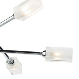 6 Light Semi Flush Polished Chrome