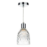 MOT6508 Easy Fit Pendant Clear Glass