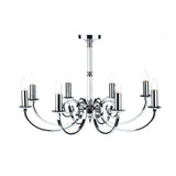 8 Light Dual Mount Pendant Polished Chrome