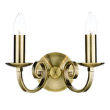 Double Wall Bracket Antique Brass