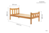 MIAB3PIN Single Bed Pine