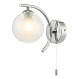 NAK0750-04 Wall Light Polished Brass With Clear/Opal Glass
