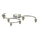 NAK6450-F 6Lt Semi Flush Polished Chrome Frame Only