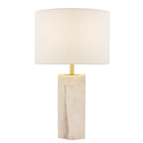 NAL4203 Table Lamp Pink Marble Effect With Shade