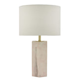 Table Lamp Pink Marble Effect With Shade