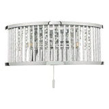 2 Light Wall Light Polished Chrome Aluminium
