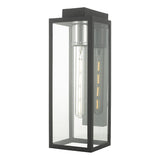 Outdoor Wall Light Black Glass Ip43