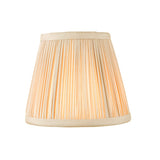 NOE2629 Taupe Silk Pleated Shade 14Cm