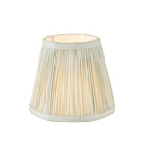 Grey Silk Pleated Shade 14Cm