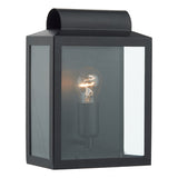 Product Photos NOT2122 Outdoor Wall Light Black Glass Ip44