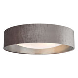 NYS4837 3 Light Flush Velvet Mink Shade 60Cm