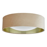 2 Light Flush Velvet Taupe Shade 40Cm