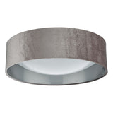 2 Light Flush Velvet Mink Shade 40Cm