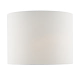 OLA4350RS-X Ivory Faux Silk Drum Shade 34Cm