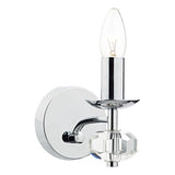 OLE0750 Wall Light Polished Chrome Crystal