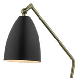 Task Table Lamp Antique Brass Black