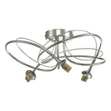 ONA5350-F 3 Light Semi Flush Polished Chrome Frame Only
