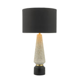 ONO4255 Table Lamp White & Black With Shade