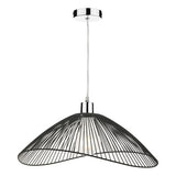 Wire Easy Fit Pendant Shades Black (Twin Pack)